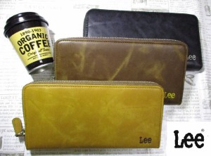 財布 メンズ 長財布 ラウンド Lee リー イタリアンレザー ビンテージ感のあるワイルドなシリーズ 0520367♪