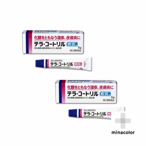 【指定第2類医薬品】テラ・コートリル軟膏a 6g ×2 化膿を伴う あせも かぶれ 虫さされ 蕁麻疹 皮膚炎 湿疹に効く 送料無料