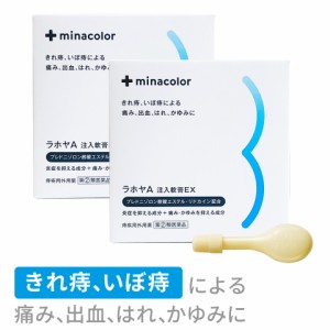 【指定第2類医薬品】ミナカラ 痔疾用薬 ラホヤA注入軟膏EX 2g×30個 2箱セット いぼ痔の痛み きれ痔