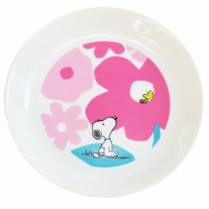 スヌーピー お皿 パン皿/ SNOOPY フラワーピンク パンプレート /可愛い  贈り物 プレゼント 自分用 日常使い