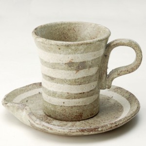 コーヒーカップ ソーサー 碗皿/ 窯変ライン プチコーヒーC/S /陶器 おしゃれ ギフト プレゼント 贈り物 カフェ