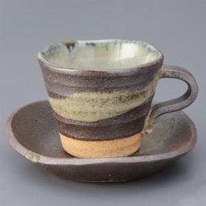 コーヒーカップ ソーサー 碗皿/ 黒銀彩 コーヒーC/S /陶器 おしゃれ ギフト プレゼント 贈り物 カフェ