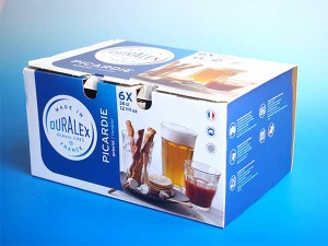 DURALEX デュラレックス/ ピカルディ 360cc 内箱入り6個セット /グラス タンブラー 業務用 家庭用 ホット カフェ おしゃれ ガラス コップ