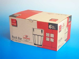 コップ 強化/ 熱湯 電子レンジ 食洗機OK！ ボルミオリロッコ ロックバー 370cc■内箱入り6個セット■ グラス タンブラー /業務用 家庭用 