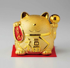 金運招き猫（金球）