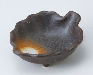 和食器 小鉢 小付/ 木の葉型中鉢（備前） /珍味鉢 陶器 業務用 家庭用 Small sized Bowl