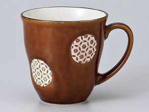 マグカップ おしゃれ/ 茶丸紋軽量マグカップ /業務用 家庭用 コーヒー カフェ ギフト プレゼント 贈り物