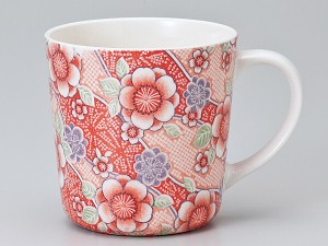 マグカップ おしゃれ/ 紅染 丸マグ（赤） /業務用 家庭用 コーヒー カフェ ギフト プレゼント 贈り物