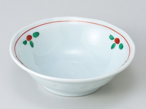 和食器 小鉢 小付/ 青磁赤絵花紋3.3浅小鉢 /珍味鉢 陶器 業務用 家庭用 Small sized Bowl