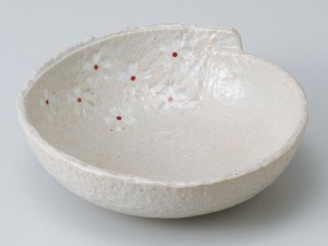 和食器 中鉢/ 白押花ボール（L） /陶器 業務用 家庭用 Medium Sized Bowl