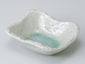 和食器 中鉢/ 灰貫入四角鉢 /陶器 業務用 家庭用 Medium Sized Bowl