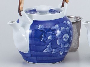 土瓶 どびん 急須 業務用 家庭用/ 8号土瓶ダミ牡丹 /お茶 日本茶 緑茶 ほうじ茶 玄米茶 業務用 公民館