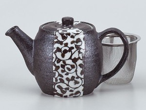 ティーポット 土瓶 急須/ 唐草ポット /お茶 紅茶 業務用 家庭用 ギフト プレゼント 贈り物