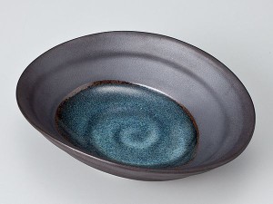 和食器 小鉢 小付/ 錆黒たわみ小鉢 /珍味鉢 陶器 業務用 家庭用 Small sized Bowl