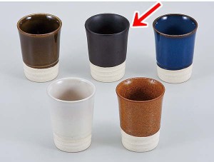 酒器 ぐい飲み ぐい呑み 盃/ 冷酒杯 黒 /ゴブレット 陶器 業務用 家庭用 ギフト プレゼント