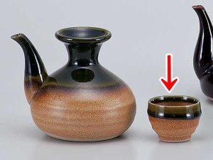 酒器 ぐい飲み ぐい呑み 盃/ 伊賀織部盃 /陶器 業務用 家庭用 ギフト プレゼント 贈り物 sake