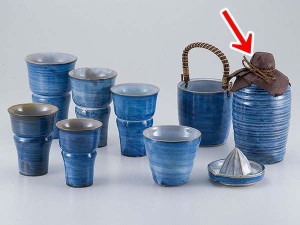 酒器 とっくり/ 灰釉ゴス焼酎徳利4号 /陶器 日本酒 業務用 ギフト プレゼント 贈り物