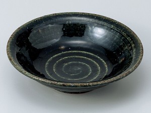 和食器 中鉢/ 紺釉けずり向付 /陶器 業務用 家庭用 Medium Sized Bowl