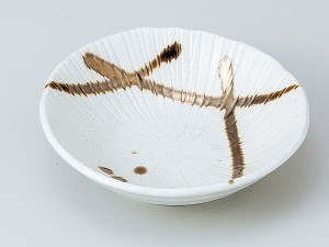 和食器 中鉢/ 金色流し 取鉢 /陶器 業務用 家庭用 Medium Sized Bowl