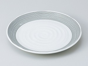 和食器 和皿 小皿 大皿 中皿/ ドリームライン白7.0皿 /おしゃれ 陶器 業務用 家庭用 Japanese Plate