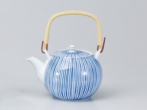 土瓶 どびん 急須 業務用 家庭用/ 乱千筋4号土瓶 /お茶 日本茶 緑茶 ほうじ茶 玄米茶 業務用 公民館