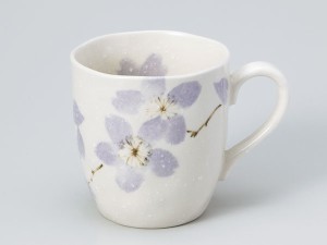 マグカップ おしゃれ/ みやま桜マグ 紫 /業務用 家庭用 コーヒー カフェ ギフト プレゼント 贈り物