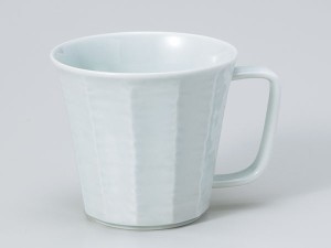 マグカップ おしゃれ/ 軽量マロン形マグ 青白磁 /業務用 家庭用 コーヒー カフェ ギフト プレゼント 贈り物