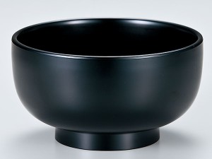 越前漆器/ 輪広丼（大） 黒 /和食器