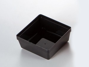 越前漆器/ 6.5重箱パーツ 1/4タイプ 黒 /和食器