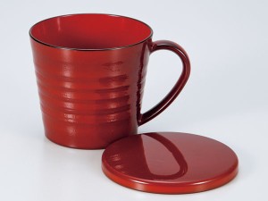 コーヒー カップ コップ会津漆器/ 春慶 彩美マグカップ /和食器