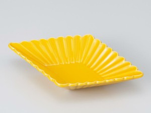 和食器 中鉢/  黄釉菊型向付 /陶器 業務用 家庭用 Medium Sized Bowl