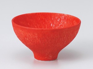 和食器 小付 珍味 小鉢/ とちり小付 赤 /陶器 業務用 家庭用 Small Appetizer Bowl