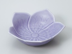 和食器 小付 珍味 小鉢/ 桔梗紫 浅鉢 小 /陶器 業務用 家庭用 Small Appetizer Bowl