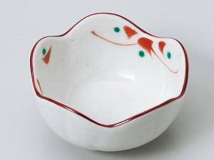 和食器 小付 珍味 小鉢/ 赤絵小花梅型珍味 /陶器 業務用 家庭用 Small Appetizer Bowl