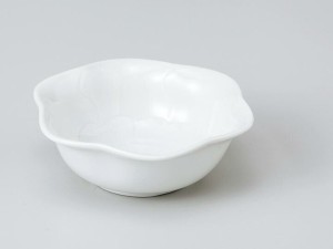 和食器 小付 珍味 小鉢/ 白花型小付 /陶器 業務用 家庭用 Small Appetizer Bowl