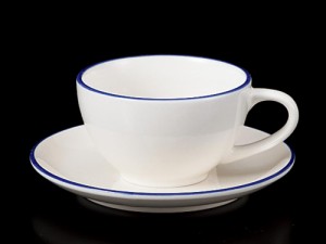 コーヒーカップ ソーサー/ ホーローデミタス碗皿 /碗皿 業務用 ホテル レストラン