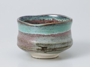 抹茶碗 茶道具 茶の湯/ 青志野抹茶?（トムソン箱） /和食器