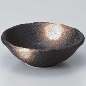 和食器 小鉢 小付/ 黒備前花型小付 /珍味鉢 陶器 業務用 家庭用 Small sized Bowl