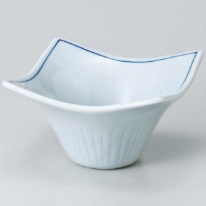 和食器 小鉢 小付/ 渕ライン花型小鉢（小） /珍味鉢 陶器 業務用 家庭用 Small sized Bowl