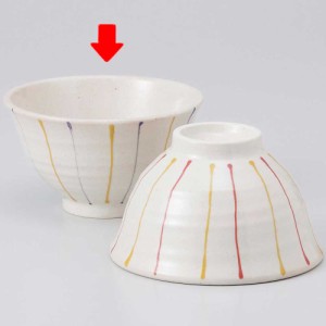 茶碗 陶器 軽い/ もえぎ十草 青 軽量茶碗 /業務用 家庭用 Rice bowl