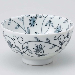 茶碗 毛料/ 夢の花青茶碗（特大） /業務用 家庭用 Rice bowl