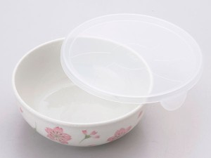 レンジパック 食器 蓋付き フタ付き 小鉢 ボウル/ ノンラップ大鉢 桜 /保存 鉢 うつわ 漬物 作り置き 常備菜 日本製 和食器 おしゃれ