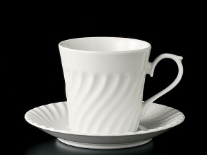 コーヒーカップ ソーサー/ 598 アメリカンコーヒーカップ＆ソーサー /碗皿 業務用 ホテル レストラン ホワイト シンプル