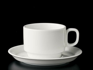 コーヒーカップ ソーサー/ 791 ティーカップ＆ソーサー /碗皿 業務用 ホテル レストラン ホワイト シンプル