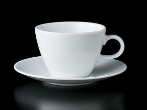 コーヒーカップ ソーサー/ 3201カプチーノカップ＆ソーサー /碗皿 業務用 ホテル レストラン ホワイト シンプル