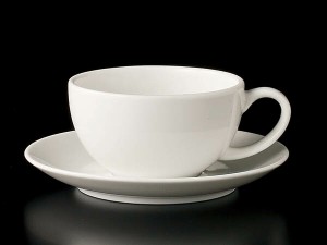 コーヒーカップ ソーサー/ 9106ティーカップ＆ソーサー /碗皿 業務用 ホテル レストラン ホワイト シンプル