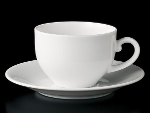 コーヒーカップ ソーサー/ 590コーヒーカップ＆ソーサー /碗皿 業務用 ホテル レストラン ホワイト シンプル