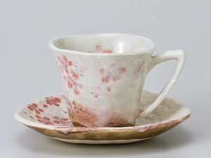 コーヒーカップ ソーサー/ 平安桜コーヒーカップ＆ソーサー /碗皿 業務用 ホテル レストラン おしゃれ