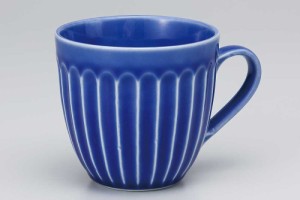 マグカップ おしゃれ/ 菊割十草（ブルー）マグ /業務用 家庭用 コーヒー カフェ ギフト プレゼント 贈り物