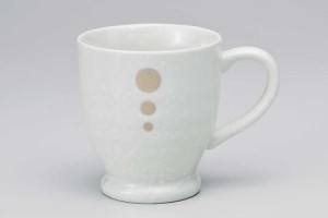 マグカップ おしゃれ/ 白マットドットマグ /業務用 家庭用 コーヒー カフェ ギフト プレゼント 贈り物